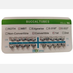 3B ORTHO -BUCCAL TUBES