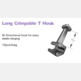 LONG CRIMPABLE T HOOK