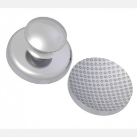 LINGUAL BUTTON - ROUND CURVED BASE