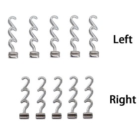 SPIRAL CRIMPABLE HOOK